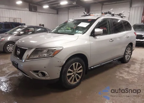 2015 Nissan Pathfinder S from USA, damaged, VIN 5N1AR2MM8FC692482